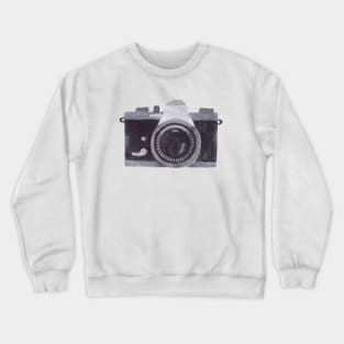 Watercolor Camera Crewneck Sweatshirt